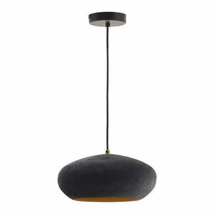 Czarna lampa wisząca z metalowym kloszem ø 30 cm Inda – Kave Home obraz