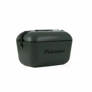 Ciemnozielony pojemnik chłodzący 12 l Classic Black – Polarbox obraz