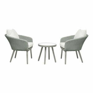 Jasnoszary zestaw mebli ogrodowych Bistro – Unique Furniture obraz