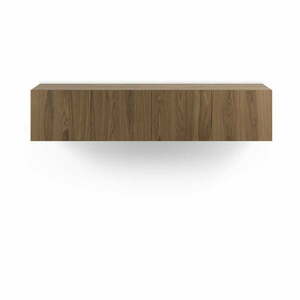 Szafka pod TV w dekorze dębu w naturalnym kolorze 180x38x35 cm Daroca – Marckeric obraz