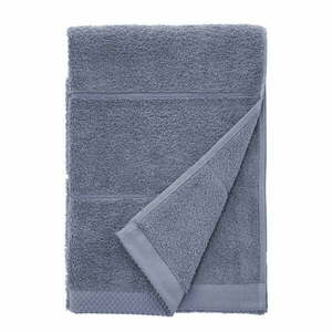 Niebieski bawełniany ręcznik frotte 50x100 cm Line – Södahl obraz