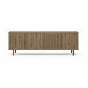 Szafka pod TV w dekorze dębu w naturalnym kolorze 180x60, 5x35 cm Salma – Marckeric obraz