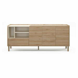 Komoda w dekorze dębu w naturalnym kolorze 180x75, 5x44 cm Monza – Marckeric obraz