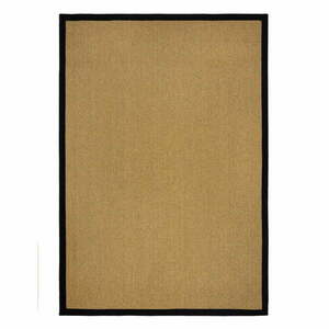 Czarno-jasnobrązowy dywan odpowiedni na zewnątrz 200x290 cm Sisal Look – Flair Rugs obraz