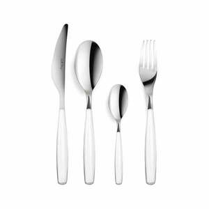 Zestaw 24 sztućców z białą rączką Vialli Design London obraz
