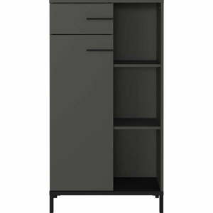 Antracytowy regał 64x120x34 cm Rovigo – Germania obraz