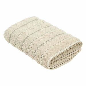 Beżowy bawełniany ręcznik kąpielowy frotte 90x150 cm Rune – Kave Home obraz