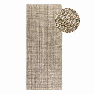 Beżowy chodnik z juty 80x200 cm Bouclé – Hanse Home obraz