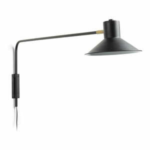 Czarny kinkiet ø 20 cm Aria – Kave Home obraz