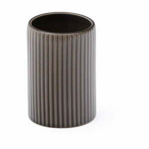 Ciemnobrązowy ceramiczny kubek na szczoteczki do zębów Selime – Kave Home obraz