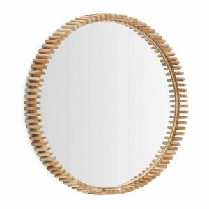 Lustro ścienne z drewnianą ramą ø 80 cm Polke – Kave Home obraz