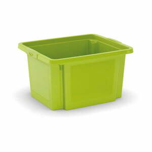 Zielony plastikowy pojemnik 42x35x23 cm H-Box S – KIS obraz