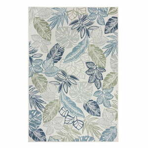 Zielono-niebieski dywan odpowiedni na zewnątrz 160x230 cm Bella Leaf – Flair Rugs obraz