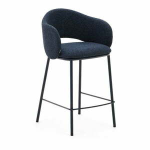 Ciemnoniebieski hoker (wysokość siedziska 65 cm) Maina – Kave Home obraz