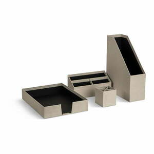 Kartonowe organizery zestaw 4 szt. Hugo Canvas Paper Laminate – Bigso obraz