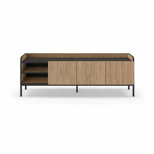 Szafka pod TV w dekorze dębu w naturalnym kolorze 160x55x42 cm Adara – Marckeric obraz