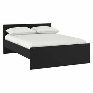 Czarne łóżko dwuosobowe 140x190 cm Naia – Tvilum obraz