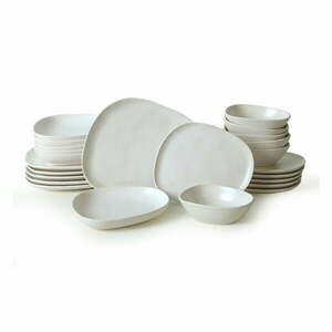 Ceramiczny zestaw talerzy 24 szt. – Hermia obraz