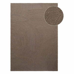 Szarobrązowy wełniany dywan tkany ręcznie 80x150 cm Eleni Taupe – Hanse Home obraz