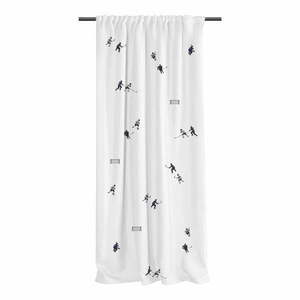 Biała zasłona dziecięca z satyny bawełnianej 110x250 cm Ice Hockey – Butter Kings obraz