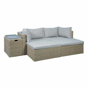 Beżowo-jasnobrązowy zestaw mebli ogrodowych Modular – Unique Furniture obraz