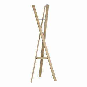 Wieszak z litego drewna dębowego w naturalnym kolorze 62x176 cm Rakku – Blomus obraz