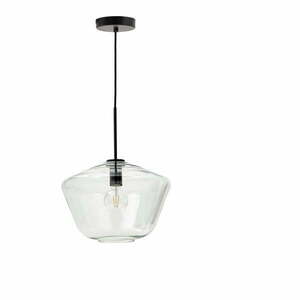 Czarna lampa wisząca ze szklanym kloszem ø 34 cm Mao – Kave Home obraz