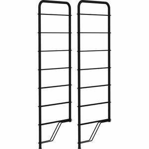 Czarny metalowy element regału modułowego 2 szt. 34x97 cm Dakota – Tenzo obraz