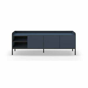 Niebieska szafka pod TV 160x55x42 cm Adara – Marckeric obraz