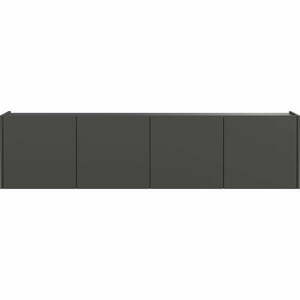Antracytowa szafka pod TV 183x45 cm Piana – Germania obraz