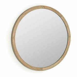 Lustro ścienne z drewnianą ramą ø 80 cm Alum – Kave Home obraz