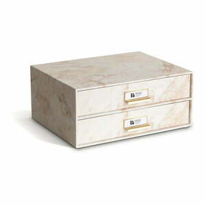 Kartonowy organizer z szufladką Birger Paper Laminate – Bigso obraz