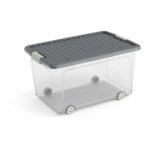 Plastikowy pojemnik z pokrywką 56, 5x39x31, 5 cm W box L – KIS obraz