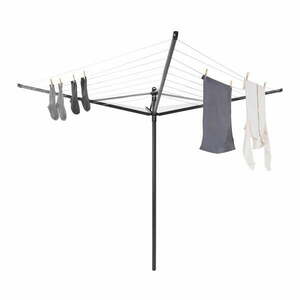 Antracytowa ogrodowa suszarka na pranie 50 m Lift-O-Matic – Brabantia obraz