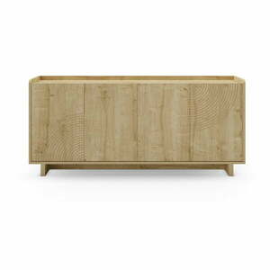 Komoda w dekorze dębu w naturalnym kolorze 180x80x40 cm Daira – Marckeric obraz