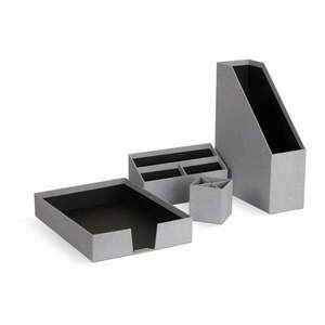 Kartonowe organizery zestaw 4 szt. Hugo Canvas Paper Laminate – Bigso obraz