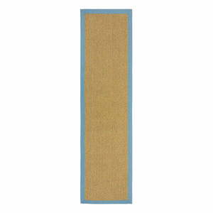 Jasnoniebiesko-jasnobrązowy dywan odpowiedni na zewnątrz 60x230 cm Sisal Look – Flair Rugs obraz