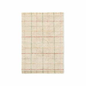 Kremowy bawełniany dywan tkany ręcznie odpowiedni do prania 90x130 cm Color Lines – Lorena Canals obraz