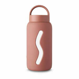 Szaroróżowa butelka podróżna 500 ml Raspberry Dust – Muuki obraz