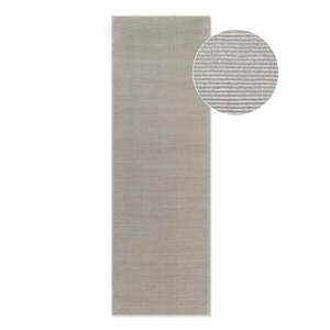 Szaro-kremowy chodnik 80x240 cm Perles Dolomite – Elle Decoration obraz