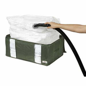 Tekstylny pojemnik do przechowywania ubrań próżniowy 65x45x27 cm Ecologik – Compactor obraz