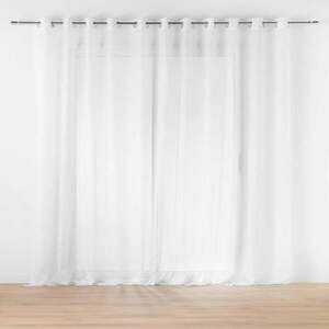Biała firanka z woalu 400x240 cm Lissea – douceur d'intérieur obraz