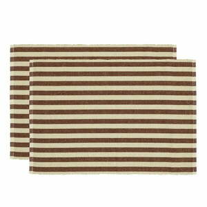 Maty stołowe z mieszanki juty zestaw 2 szt. 33x48 cm Statement Stripe – Södahl obraz