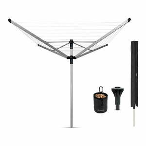 Ogrodowa suszarka na pranie w kolorze srebra 50 m Lift-o-Matic Advance – Brabantia obraz