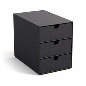 Kartonowy organizer z szufladką Ingrid Canvas Paper Laminate – Bigso obraz