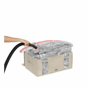 Tekstylny pojemnik do przechowywania ubrań próżniowy 65x50x27 cm Life – Compactor obraz