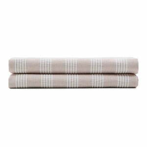 Czerwono-biała bawełniana narzuta pikowana 240x260 cm Macie – Kave Home obraz