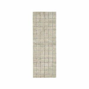 Beżowy wełniany chodnik tkany ręcznie 80x230 cm Mosaic Sandstone – Lorena Canals obraz