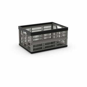Szary plastikowy pojemnik 47, 5x34, 5x23, 5 cm Folding Crate – KIS obraz