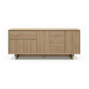 Komoda w dekorze dębu w naturalnym kolorze 180x76x45 cm Carpi – Marckeric obraz
